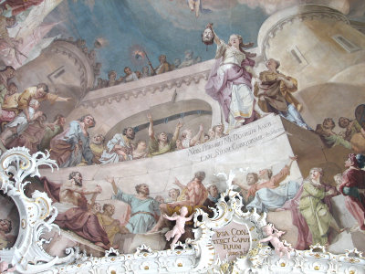 Judith mit dem Kopf des Holofernes in der Basilika Wilten (Matthäus Günther) (Foto: A. Prock)