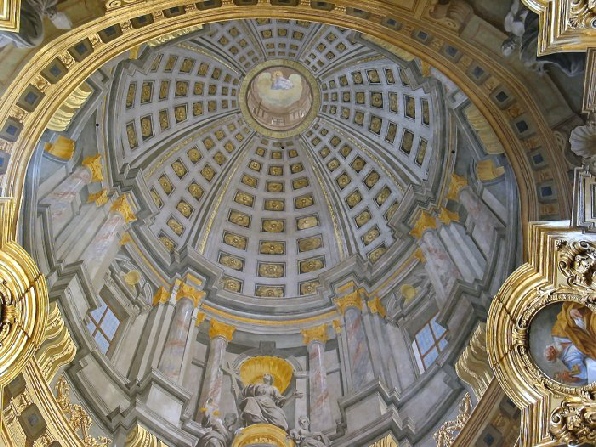 Fresko in der ehemaligen Jesuitenkirche in Wien (Andrea Pozzo, 1703)