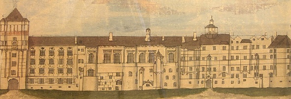 Ansicht der mittelalterlichen Hofburg (Hofburg Innsbruck, BHÖ, Foto: A. Prock)