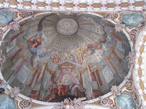 Fresko im Innsbrucker Dom (Cosmas Damian Asam, 1722-1724)