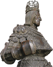König Rudolf I. von Habsburg (Hofkirche Innsbruck, Foto: A. Prock)