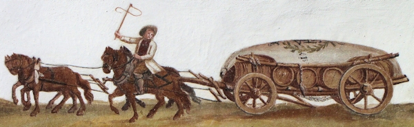 Pferdewagen - Warentransport (Foto: A. Prock)