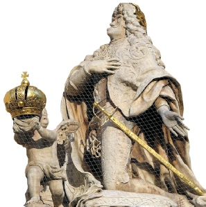 Kaiser Leopold I. (Pestsäule in Wien, Foto A. Prock)