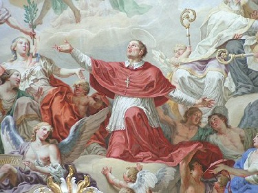 Hl. Karl Borromäus in der Karlskirche Volders (Martin Knoller) (Foto: A. Prock)