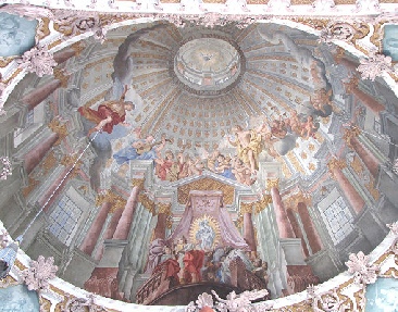 Hl. Jakobus im Dom in Innsbruck (Fresko von Cosmas Damian Asam) (Foto: A. Prock)